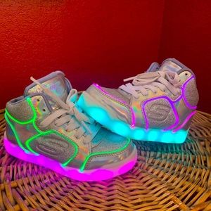 Light Up Girls Glitzy Glow Skechers